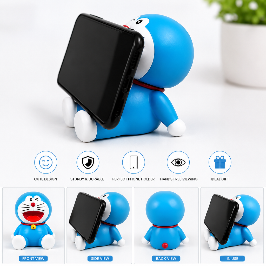 Doraemon mobile stand Blue Color - 20608