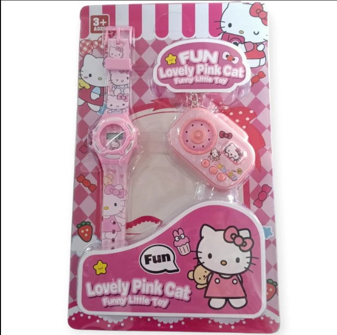 Digital Watch and Keychain For Boys & Girls for Kids (Random Design) - 20092