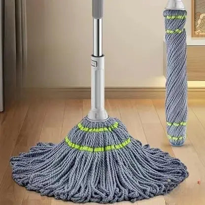 Microfiber Twist Mop with Stainless Steel Handle | Heavy Duty Floor Cleaning - 20046