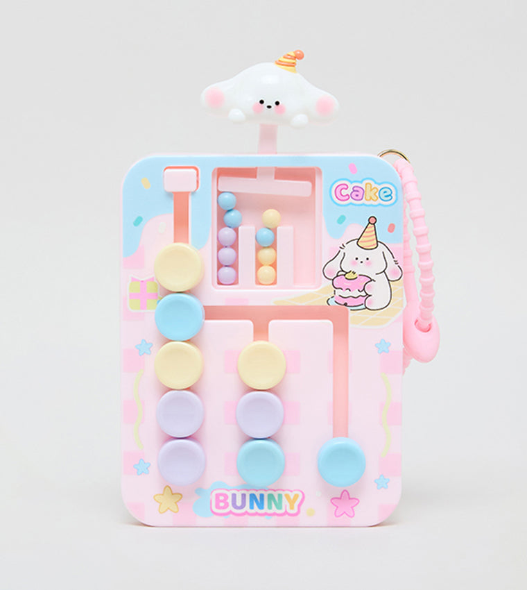 Three-color thinking chess puzzle keychain/backpack charm for Kids {Random Color} - 20545