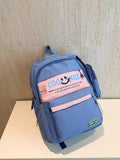 College Bag for Girls & Women | Lightweight Resistant College School Bag | Travel Daypack with Front Pocket & Side Compartments {Random color} 43*27*15 Cm - 20458