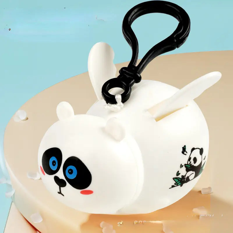 Flying Capibara Keychain, Cute Funny Animal Keychains for Kids, Backpack, Hanging {Random Caracter} - 9099