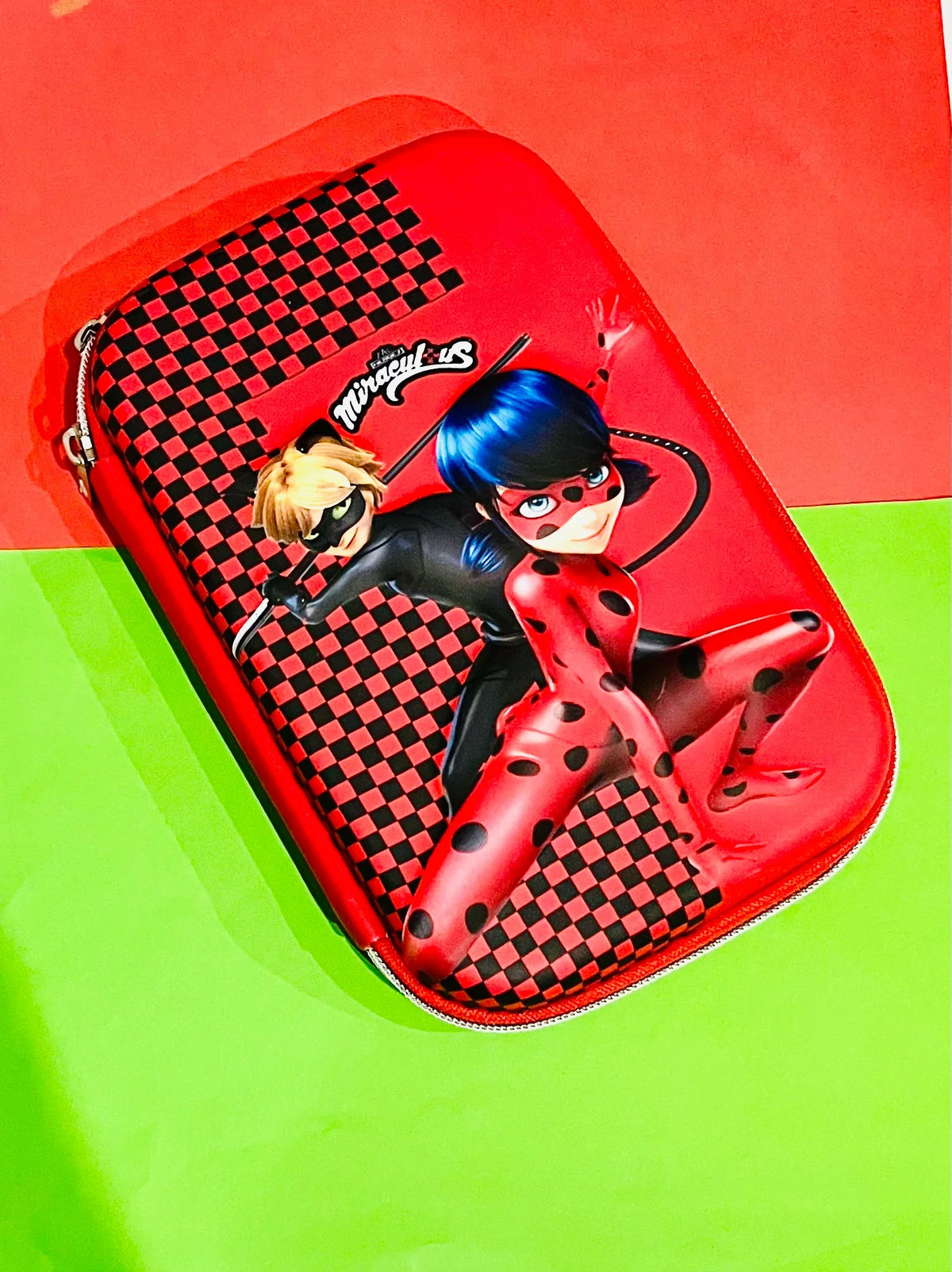 3D Theme Miraculous Pencil Pouches for Girls {Random Design} - 10556