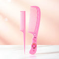 3012-2 Mix-Design Cute Graphic Printed Hair Comb Set of 2