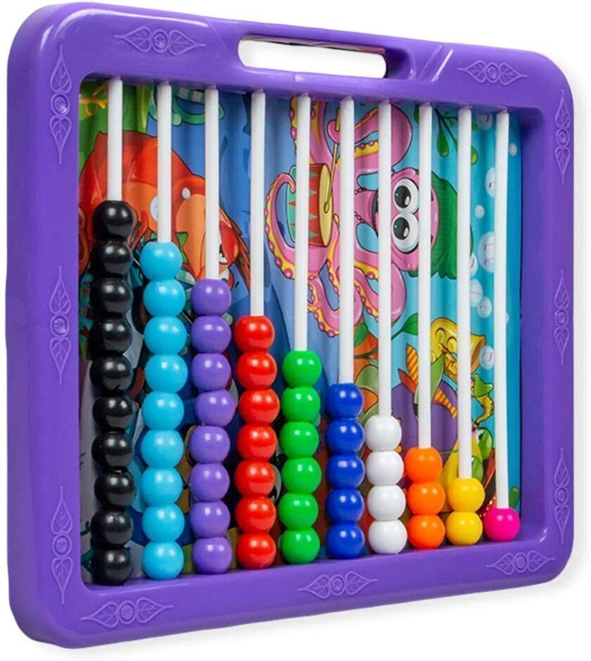 NiL Game Phactory 2-in-1 Educational Slate for Kids | Double Sided Writing Board with Duster | Fun Learning, Counting & Scribbling, Count & Learn with Fun for Kids Toy - 21351
