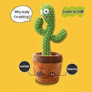 Talking-Green Cactus Toy - 1202
