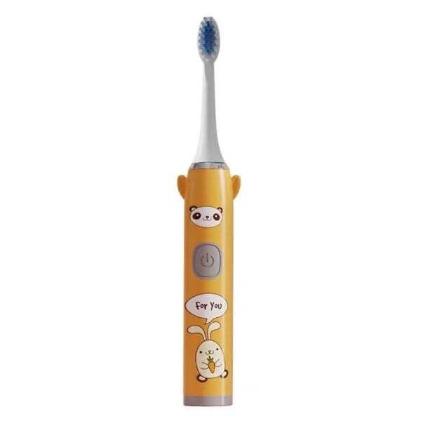 56-2008 Electric Toothbrush with Cartoon Characters, Soft Bristles Electronic Battery Toothbrush For Kids {Multicolor}