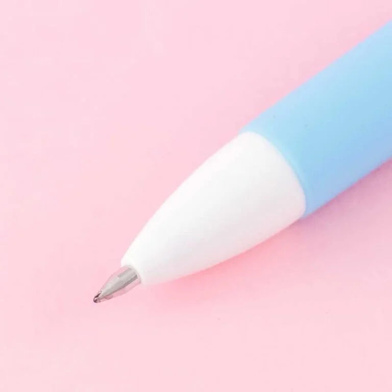 (12 pcs) Cartoon Printed 4 In 1 Ball Pen - 10272