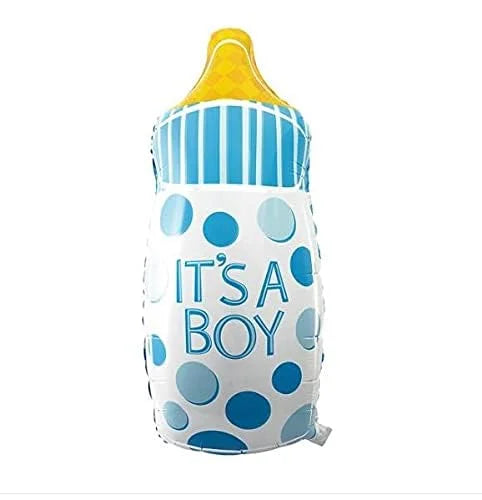 – (10 pcs) Baby Boy Bottle Foil Balloon 16 inch - 10159