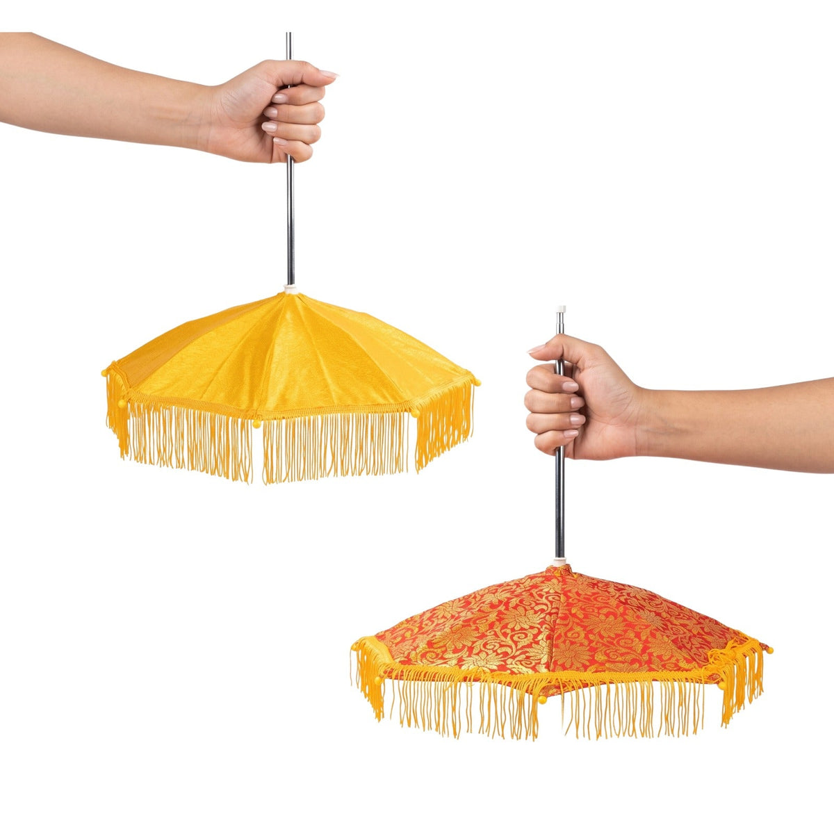Traditional Decorative Tassel Parasol Umbrella - 21126