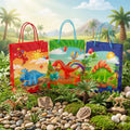 RY-814-S  3D Glitter Paper Gift Bag Dinosaur Magical 23 X 18 X 10cm 1pc Multicolor
