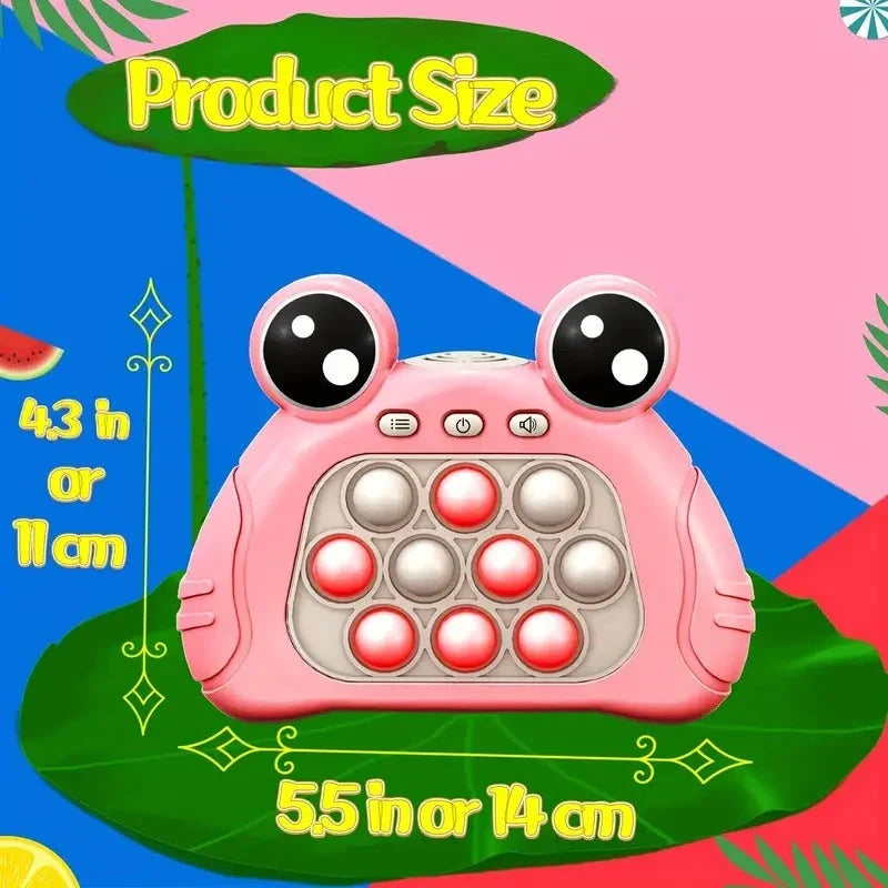 Pop Fidget Toys Handheld Game for Teens Push Bubble Light up Puzzle Game Machine Best Gifts for Kids Multicolor21 - 21142