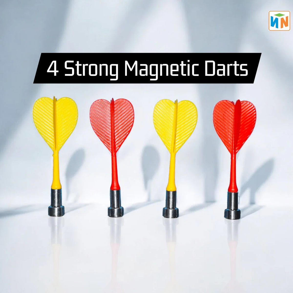 Magnetic Dart Board Game for Kids – 28.5 Cm Indoor & Outdoor Fun with 4 Soft Darts - 20696