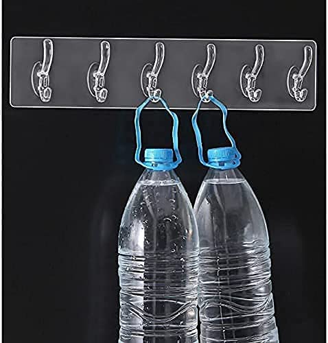 Wall Hooks Hanger for Hanging Clothes Strong Self Adhesive Magic Sticker Home Kitchen Bedroom Door Organizers Accessories Items - 20116