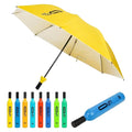 Foldable Wine Bottle Shaped Umbrella, Multi-Colour Design, Compact Travel Size - 10647