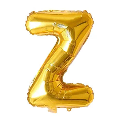 (10 pcs) Z Gold Letter Foil Balloon - 9037