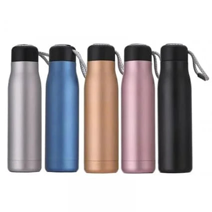 Vacuum Insulated Stainless Steel Water Bottle, Dual Wall Flask for Hot and Cold Drinks, Spill-Resistant Bottle for School 500ml - 20052