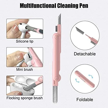7 in 1 Electronic Cleaner kit, Cleaning Kit for Monitor Keyboard Airpods MacBook iPad iPhone iPod, Screen Dust Brush Including Soft Sweep - 20156