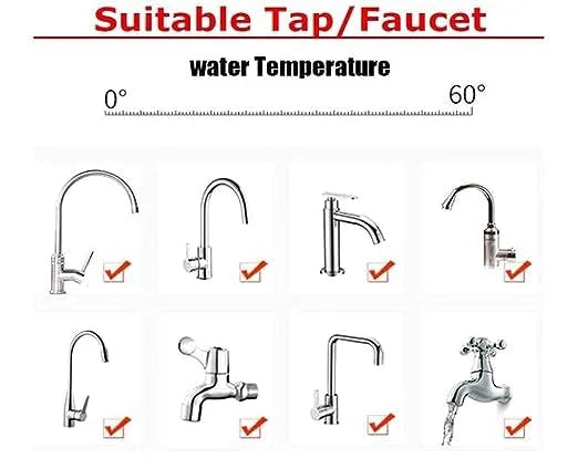 Anti Splash Water Saving Movable Sink Faucet Expandable Water Tap Filter Shower Head Rotatable Nozzle Adapter Tap320 - 010054