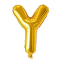 (10 pcs) Y Gold Letter Foil Balloon - 9036