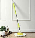 Home Cleaning Stainless Steel 360° Rotating Pole - Microfiber Mop with Adjustable Rod Stick {Random Color} - 20855
