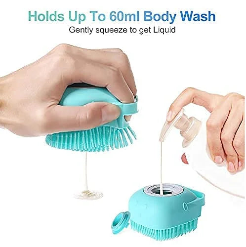 Silicon Massage Bath Brush Hair, Scalp & Bathing Brush - 6070