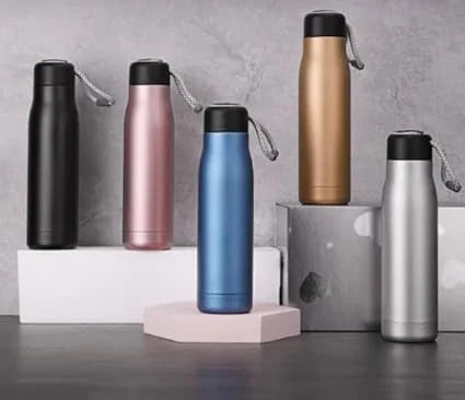 Vacuum Insulated Stainless Steel Water Bottle, Dual Wall Flask for Hot and Cold Drinks, Spill-Resistant Bottle for School 500ml - 20052