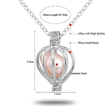 Wish Pearl Necklace Gift Set | Best Gift for Valentine | Love Pearl | DIY Necklace Kit | Gift For Girls/Women - 20828