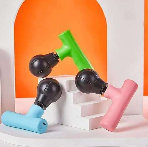 AHS-809 Mini Fascial Gun Deep Muscle Massager Mini Head and Face Massager Portable Suitable For Gym Office Pocket Muscle {Multicolour}