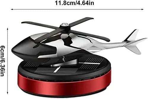 SG-1047 Red Smart Look Car Solar Helicopter Solar Power Dashboard Air Freshener