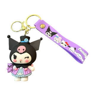 Wanna Party Cute Keychain Kawaii Anime Keychain, Kurumi, Key Rings for Girls & Boys, Car, Bags, Backpack & Room Accessories - 21321