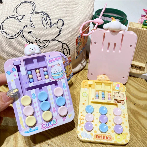 Three-color thinking chess puzzle keychain/backpack charm for Kids {Random Color} - 20545