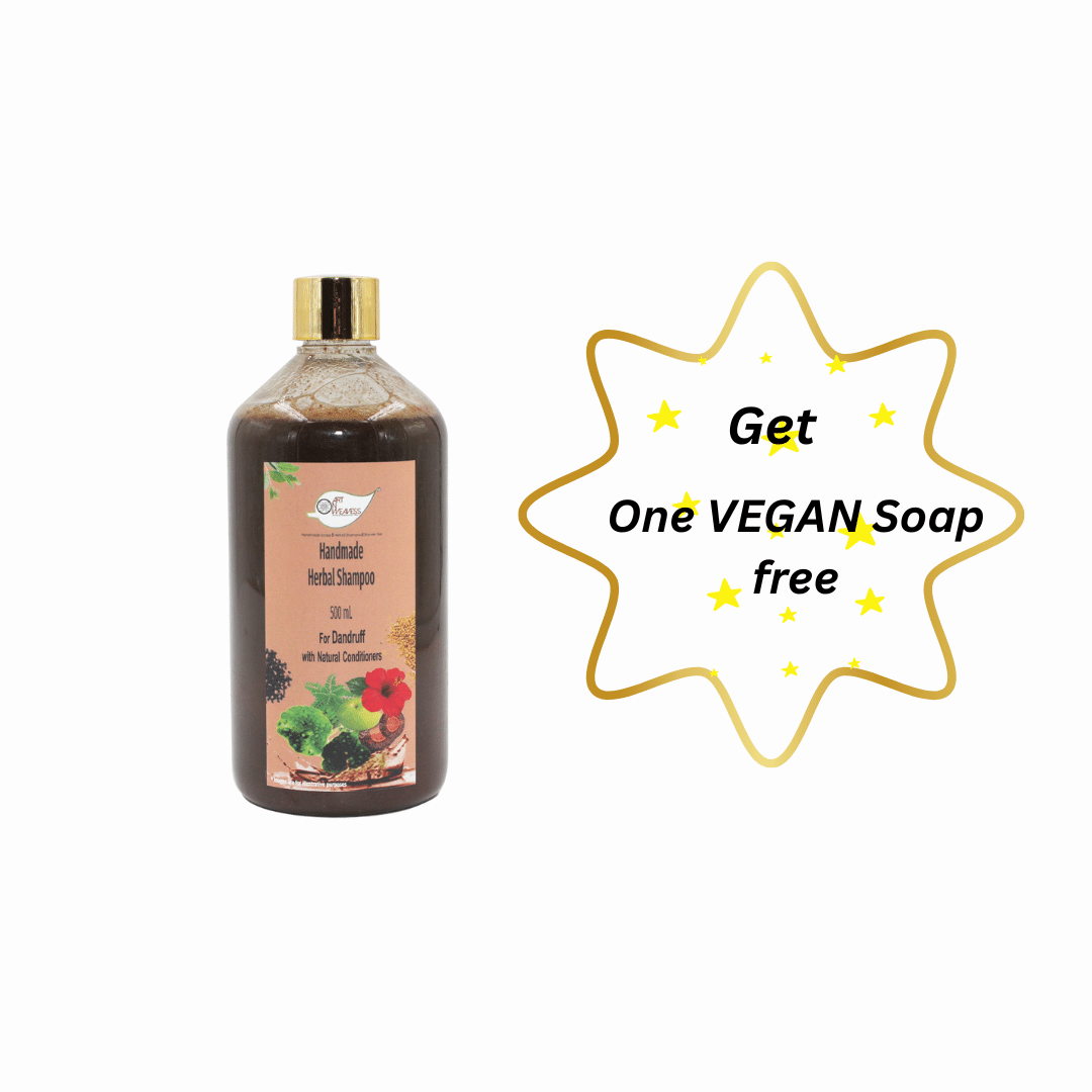 Herbal Shampoo Anti Dandruff Sulphate free Based – 500ml