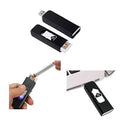 Anoint India USB Cigarette Lighter Windproof Rechargeable Flameless Lighter - 21251