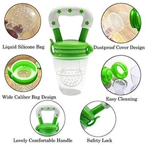 Baby Food Feeder Silicone pecifier with Box - 10098