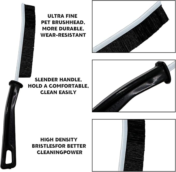 Plastic Gap Cleaning Brush, Hard Bristle Crevice Cleaning Brush Tool for Household Use, Multifunctional Dead Corner Cleaning Brush for Tiles, Bathroom, Kitchen - 20551