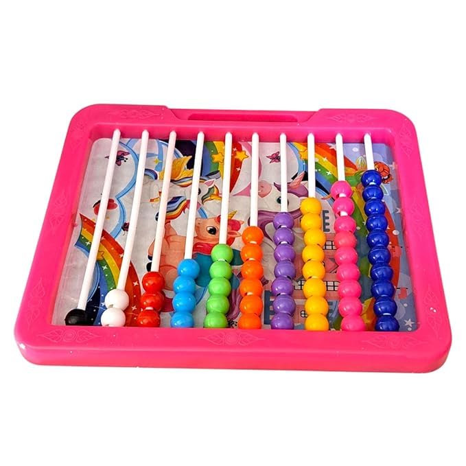 NiL Game Phactory 2-in-1 Educational Slate for Kids | Double Sided Writing Board with Duster | Fun Learning, Counting & Scribbling, Count & Learn with Fun for Kids Toy - 21351