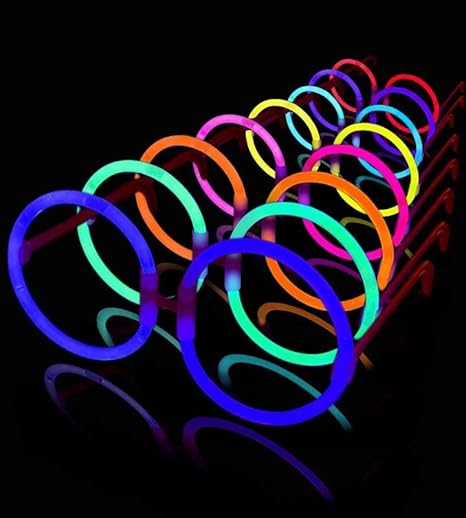 YJD5200 Crackles Luminous Glow Sticks Eye Glasses For Party Purpose Glow In The Dark Light