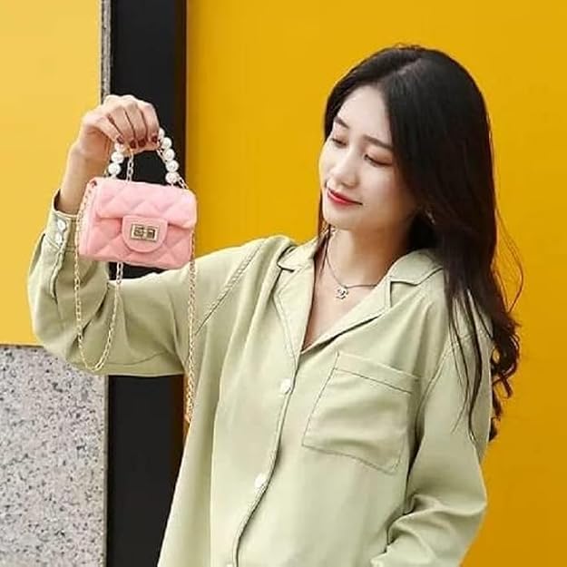 Mini Purse sling bag for Girls Kids Jelly Purse Clutch Crossbody Shoulder Bag Trending Fashion - 21155