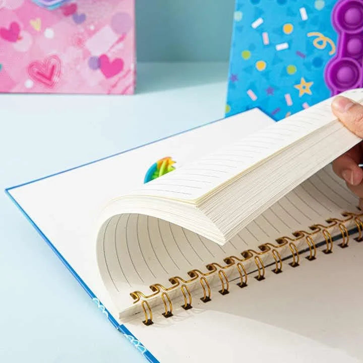 Pop it game spiral diary notebook - 05551