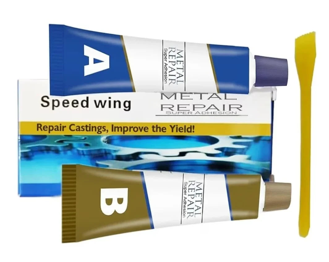 Metal Repair Glue – Industrial Strength Epoxy Adhesive for Cracks, Leaks, Rust, & Metal Bonding | - 10819