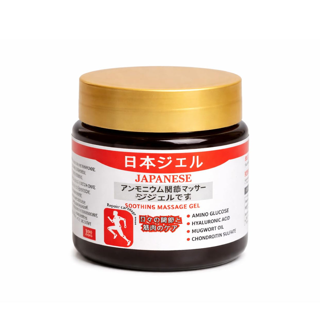 Pain Relief Soothing Massage Gel | Fast-Acting Muscle & Joint Comfort | With Mugwort Oil, Camphor & Lactic Acid | Relief for Back, Neck, Shoulders & Knees (100 gm) - 20550