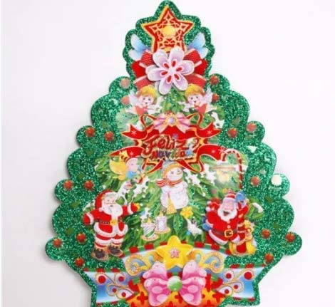 Christmas Decoration Wall Stickers Random - 10046