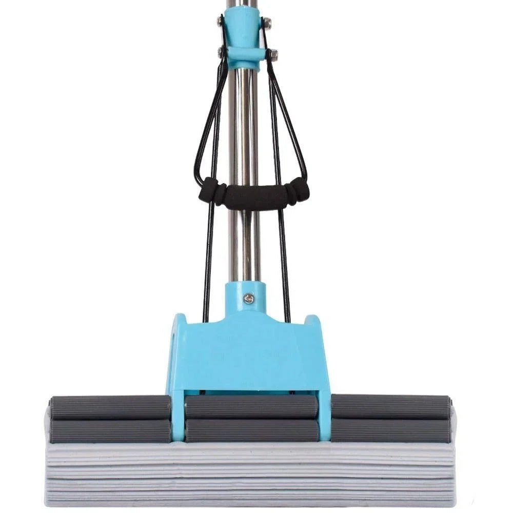 Cleaning Squeeze Mop with Adjustable Telescopic Handle Squeegee Absorber Sponge Cleaner Pocha {Multicolor} - 10747