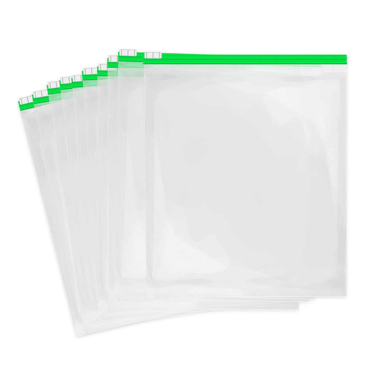 10598{Pack of 6} Plastic pouch Reusable Multi-Purpose Slider Bag 8x19 cm ,Zip Lock Multicolor