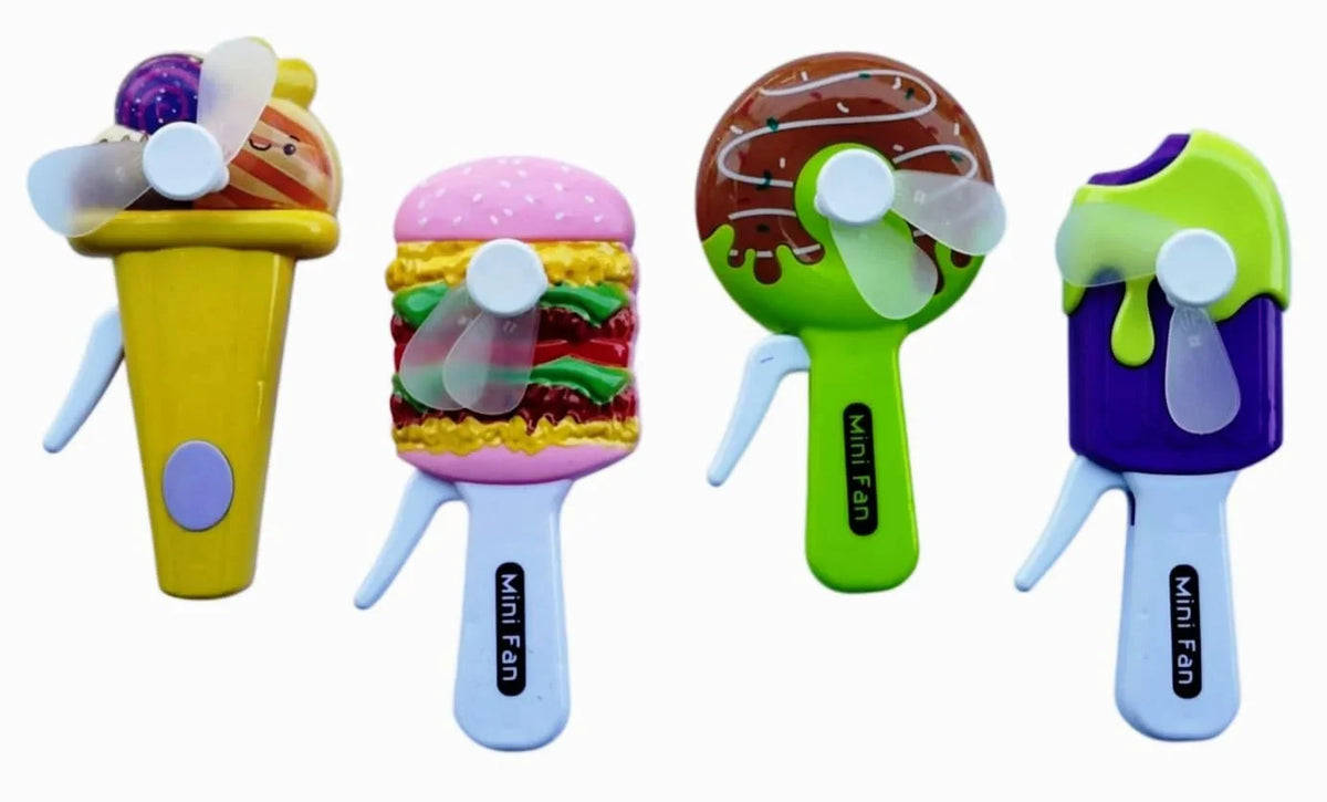 Hand PressFan for Kids, Small PocketFan for Outdoor,Safe Mini ManualFan, Portable SummerFan Toy For Kids - 11183