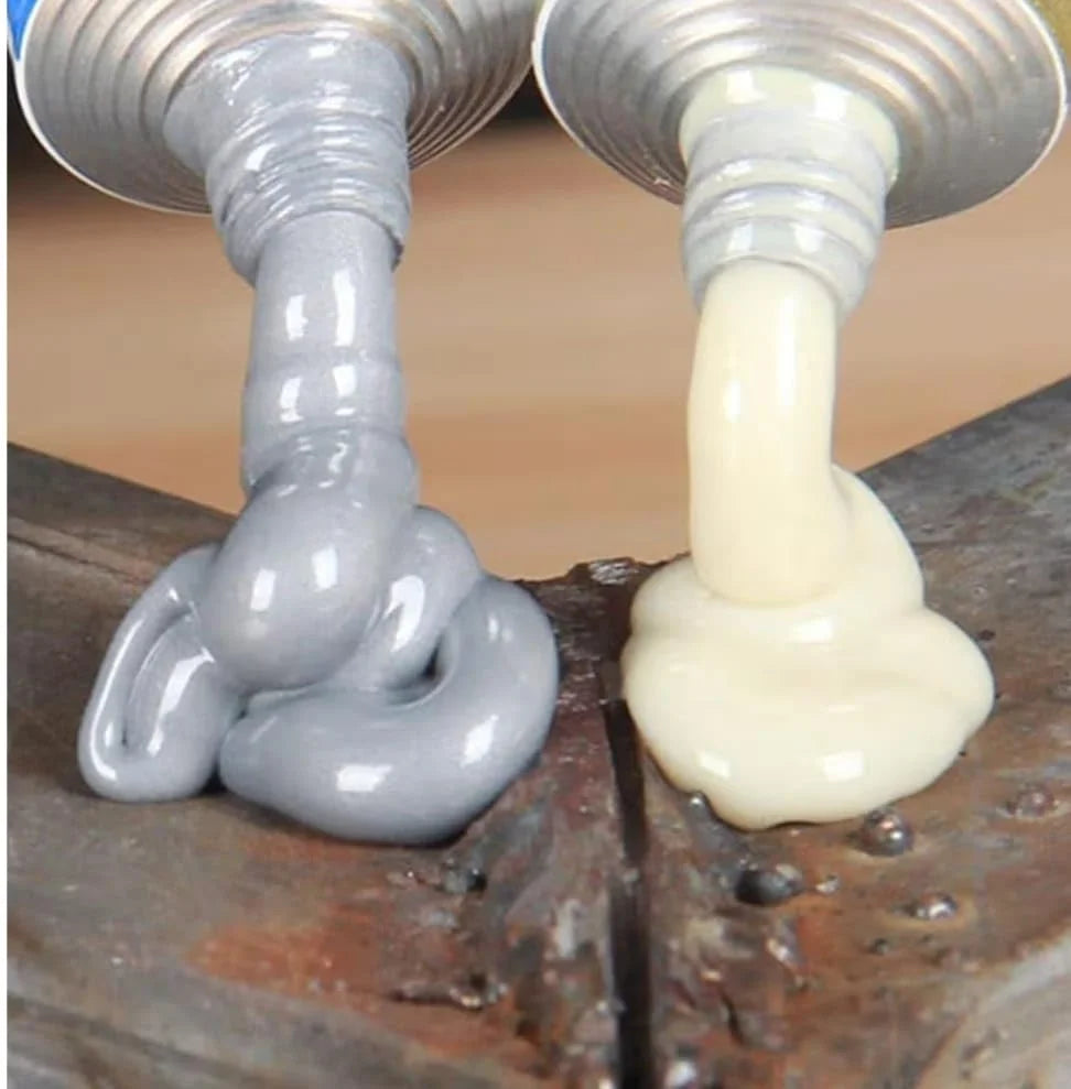 Metal Repair Glue – Industrial Strength Epoxy Adhesive for Cracks, Leaks, Rust, & Metal Bonding | - 10819