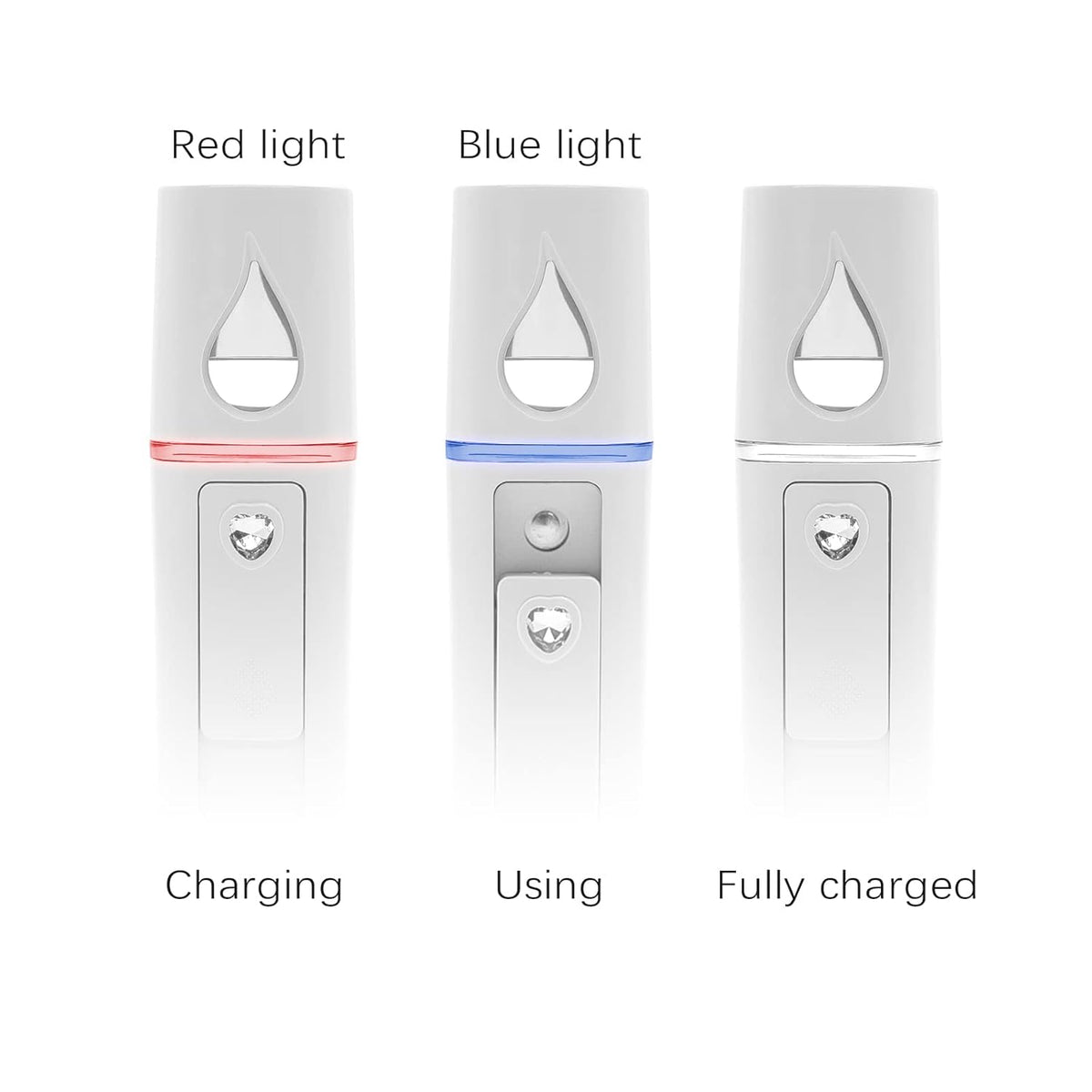 Nano Facial Mister Portable Mini Face Mist Handy Sprayer Automatic Eyelash Extensions Cool Facial Steamer - 20483