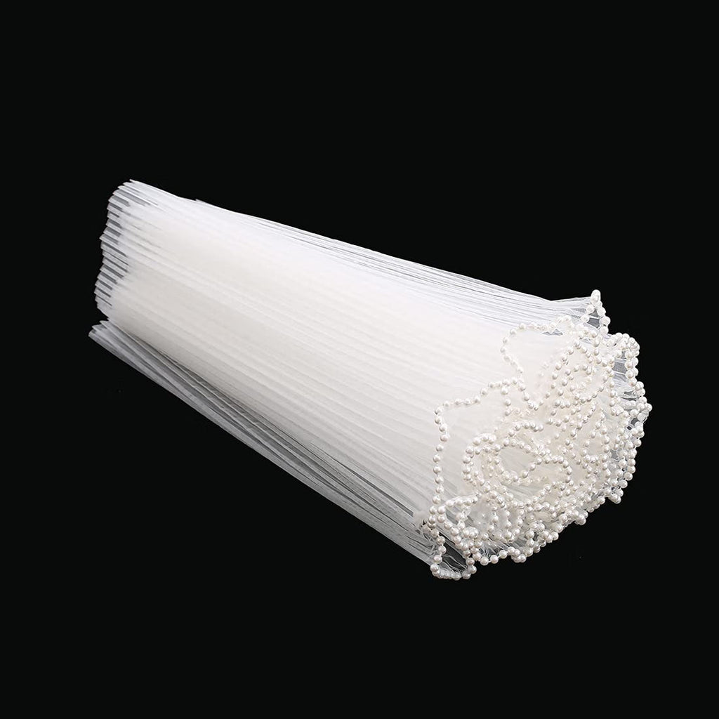 Flower Wrapping Net Bouquet Floral Packaging Mesh Paper Wrinkled Wavy Net Yarn Valentine's Day Flower Shop Supplies Wedding Birthday Decoration - 21211