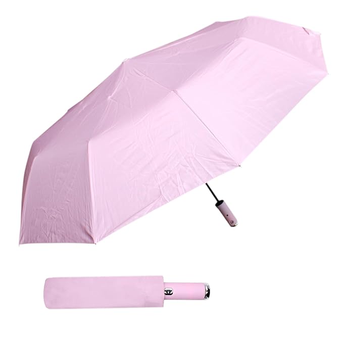 LED Light Umbrella for Men Windproof Umbrella for Rain for Unisex Multicolor - 20664